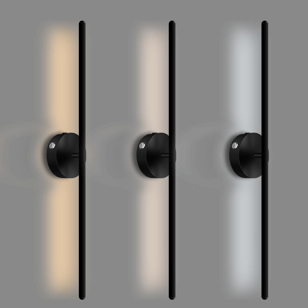350° Rotate Wireless Wall Sconce Touch & Remote Dimming Control
