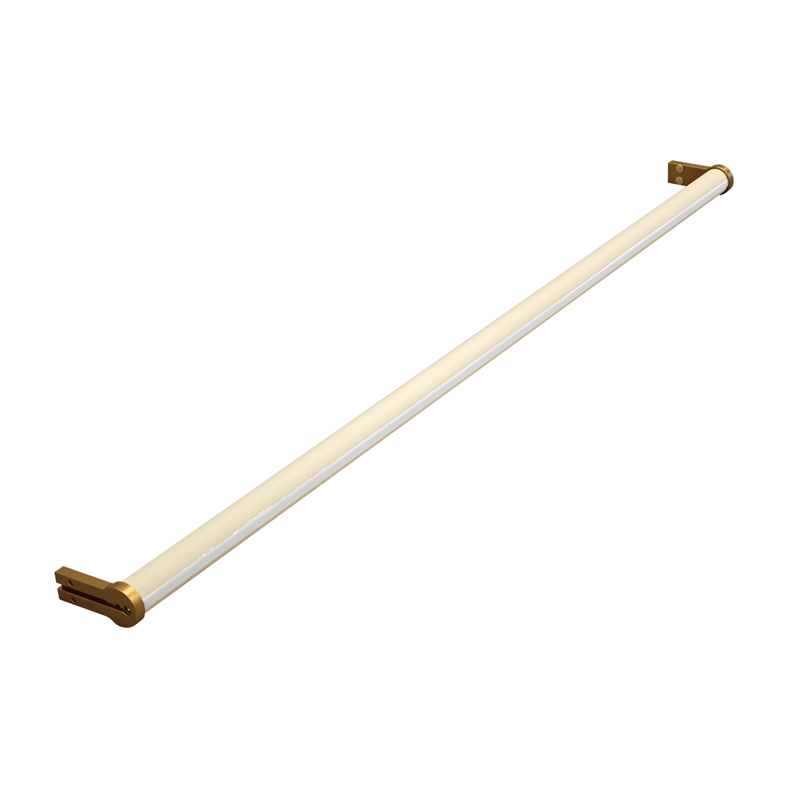 SYP-CD02 Bright LED Illuminated Closet Rod with Faux Leather Cover