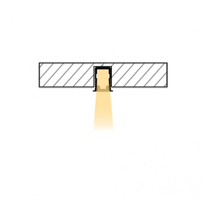 SYP-C0609 Recessed Cabinet Linear Light - Solderless LED Strip