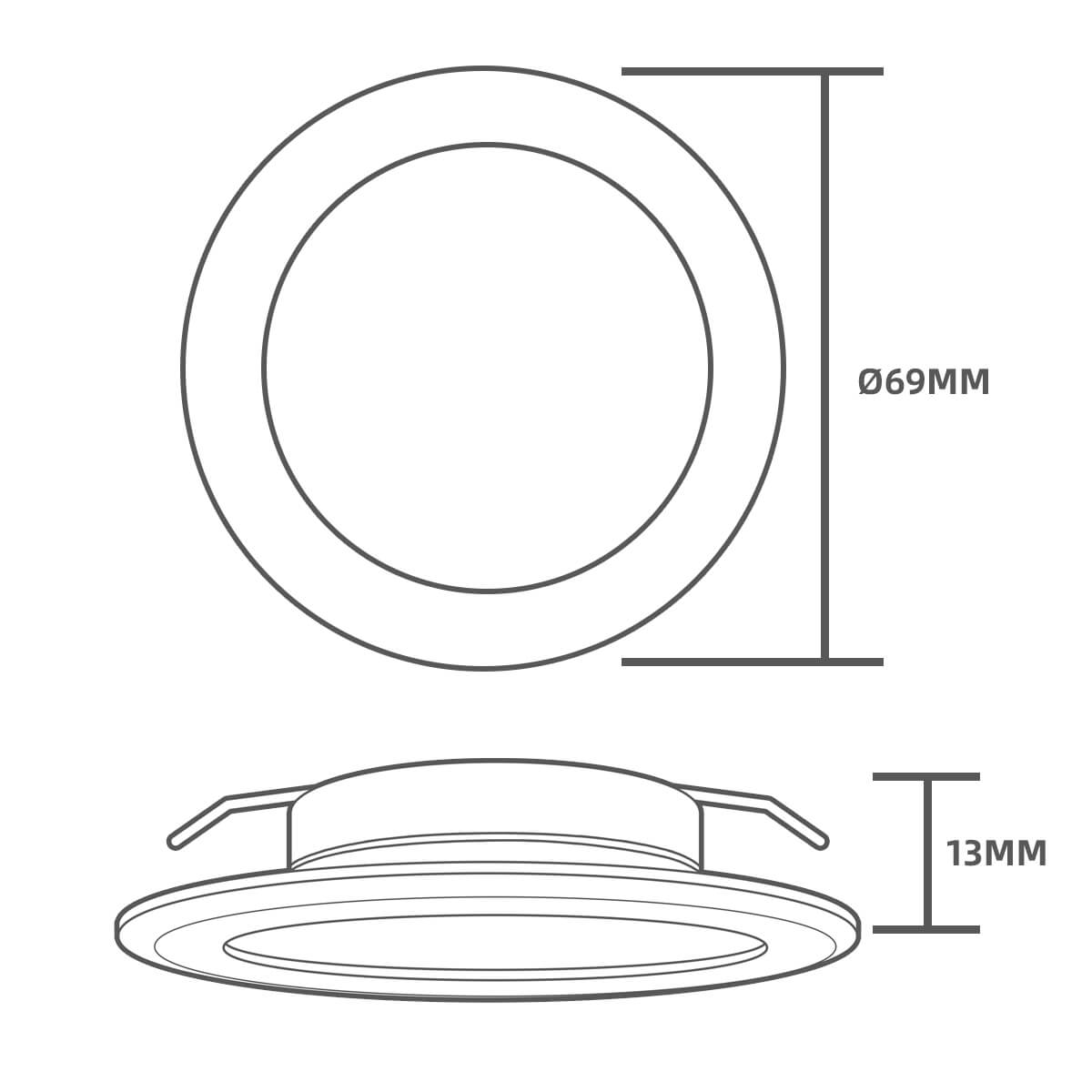 Hardwired Puck Lights with Motion Sensor Remote & CCT Adjustable